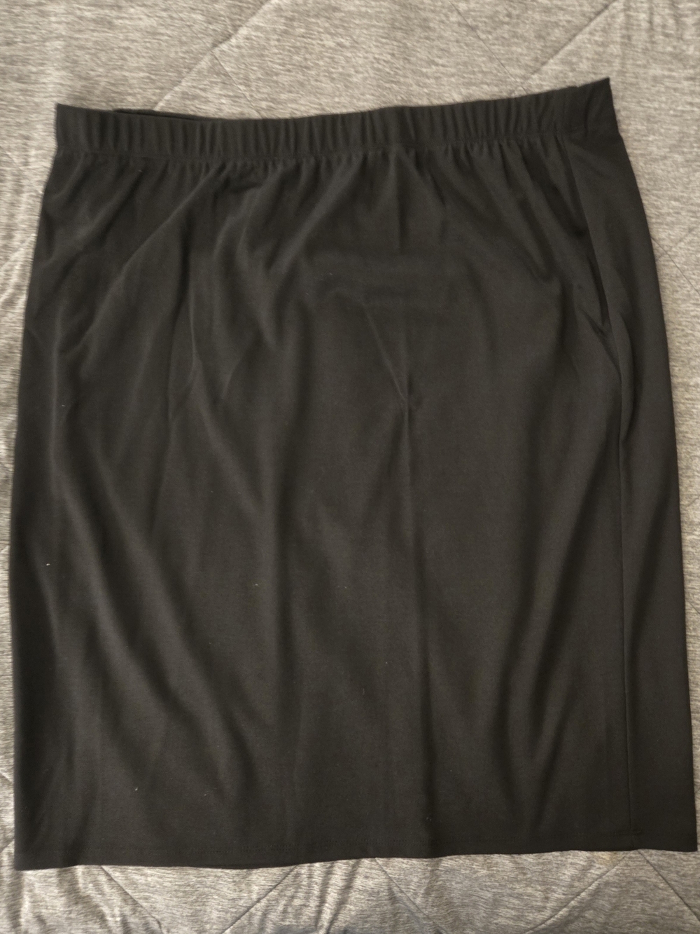 Slinky Brand Black Pencil Skirt with Elastic Waist